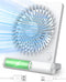 Small Desk Fan, 2000mAh Rechargeable USB Fan Battery Operated,Ultra Quiet, Strong Wind, 3 Speeds Travel Fan...