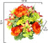Admired By Nature Spring Bush Artificial Hydrangea Flowers, Yellow/Orange/Beauty/Kiwi...
