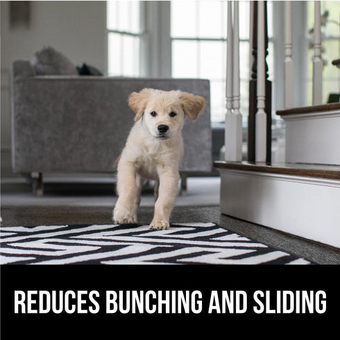 Gorilla Grip Rug Pad for Carpet Floor, Double Sided Mat 3x5 FT Gripper for Over Carpets, Keep Area Rugs in Place on Carpeted Floors, No Residue Ad...