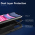 for IPhone 11 Case, Heavy Duty Shockproof Protective iPhone 11 Phone Case with Dual Layer Protection (Black)...