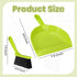 Small Broom and Dustpan Set – Dust Pan and Brush Set, Handheld Dustpan with Brush Combo for Pet Camping Tent Home Cleaning...