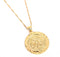 Platinum 24K New Islamic Allah Pendant Charms Choker Necklace Religious Muslim Jewelry...