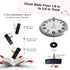 6 Pieces Clock Mechanism Replacement Kit with 9 Pack Clock Hands, Silent Sweep Clock Motor Kit Battery Operated for Clock Repair DIY Replacement, ...
