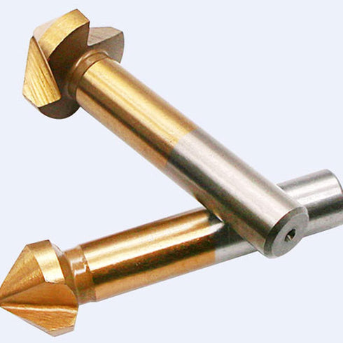 KEWAYO 3 Flute 90 Degree HSS Chamfering Tool Bit Countersink Drill Bit Set for Metal Wood Plastic Woodworking Metal Working Tool Bit Set, Pack of ...