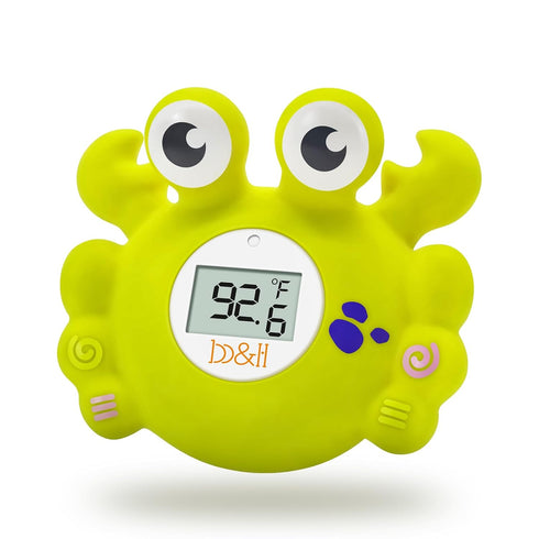 b&h Baby Bath Thermometer, Toddlers Bathtub Water Thermometer, Baby Room and Bath Floating Toy Safety Thermometer, Fahrenheit and Celsius...