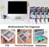 Lemical Portable A4 Magazine File Box Document Paper Organizer With Buckle Closure Transparent Plastic File Container School Office Supplies Clear...