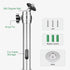 Wall Ceiling Mount Hanger 5KG Load Mounting Bracket for Mini Projector Camera (Silver-Mini)...