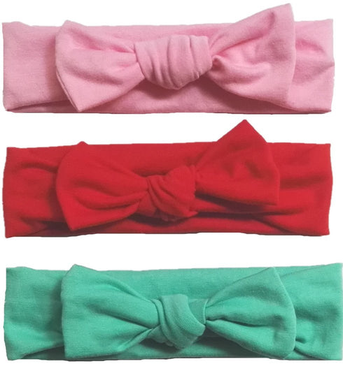 Baby Headbands Cotton Knotted, Girl's Rabbit Ear Hairbands for Newborn,Toddler 8-Pack (Multicoloured, one size)...