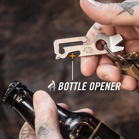 Gerber Gear Mullet Keychain - Multi-Tool Keychain with Pry Bar, Bottle Opener, and Wire Stripper - EDC Gear and Equipment - Black...