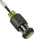 Klein Tools 32308 Multi-bit Stubby Screwdriver, Impact Rated 8-in-1 Adjustable Magnetic Tool with Phillips, Slotted, Square and Nut Driver...
