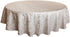 Tektrum Heavy Duty 70 inch Round Damask Jacquard Tablecloth Table Cover - Waterproof/Spill Proof/Stain Resistant/Wrinkle Free - Great for Banquet,...