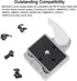 2 Pack Quick Release Plate, Tripod Quick Release Adapter Compatible for Manfrotto 200PL-14 QR Cameras Tripod, Camera Mounting Adapter with 1/4" an...