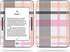 MightySkins Skin Compatible with Barnes & Noble Nook GlowLight 3 (2017) - Plaid | Protective, Durable, and Unique Vinyl Decal wrap Cover | Easy to...
