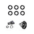 (4+4 Sets) 3/8” and 1/2" Impact Retaining Ring Clip with O-Ring for Milwaukee Electric/Pneumatic Type Impact Wrench, Retainer Ring Anvil Install T...