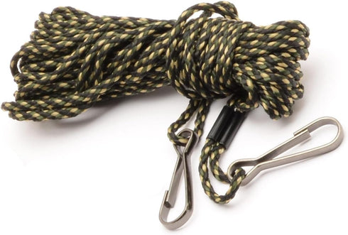 HME Hoist Rope with Hooks (25 FT) - Reliable Sturdy Adjustable Easy-to-Install Combo Pack for Lifting Hunting Gear...