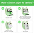 10 Rolls Kids Instant Camera Refill Print Paper, 2.2 x 1inch Camera Print Paper, BPA-Free Non-Adhesive Smooth Papers, Print Camera Accessories, Pr...