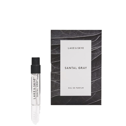 Lake & Skye Santal Gray Eau de Parfum, Long Lasting Fragrance, 0.06 fl oz (2 ml) - Aromatic, Woody, Spicy...