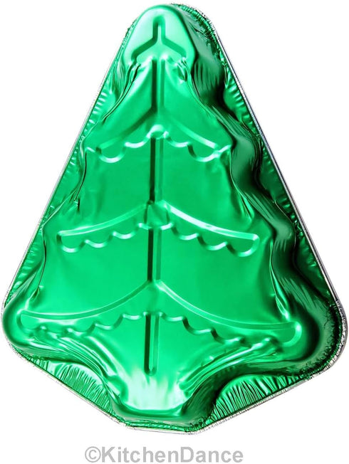 Handi-Foil Disposable Aluminum Christmas Tree Cake Pan- 10 pack...