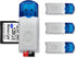 4 Pack USB SD Card Reader for PC, Micro SD Card to USB Adapter, Card Reader for Camera Memory Card Reader, Wansurs Card Reader for Laptop...