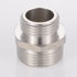 1'' NPT Male to 3/4'' GHT Male Connector?Lead-free,304 Stainless Steel Garden Hose Adapter,GHT to NPT Adapter Fitting,Garden Hose to Pipe Fittings...