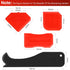 4 Pieces Silicone Caulking Tool Set Sealant Finishing Tool Grout Scraper Caulking Removal Tool for Kitchen Bathroom Floor Sink Joint Sealant Seali...