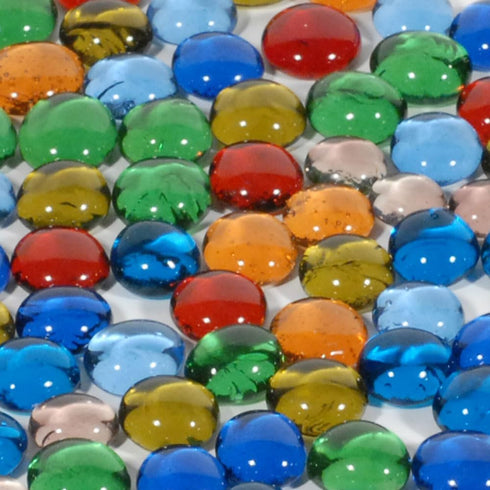 WE Games Replacement Glass Mancala Stones in Assorted Colors...