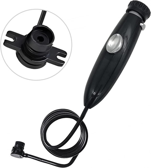 Oral Hygiene Accessories Compatible with Waterpik WP-100, WP-900 Replacement Kit for Ultra Water Flosser, Pack of 1 Handle/Hose?Black?...