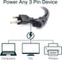 C2G 3FT Replacement AC Power Cord - Power Cable for Electronics, TV, Computer, Printer, Radio, Monitor, Samsung, Dell, Vizio, LG, Asus, Laptop and...