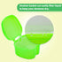 Colorful Plastic Dental Orthodontic Retainer Container Cleaning Case,Denture Bath Box Case Cup Holder Travel, Mouthguard Storage Soaking Case...