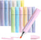 12 Colors Bible Highlighters with Shinny Dry Fast No Bleed Bible Highlighter Pastelfor Notes School and Office Supplies (Shinny pack of 12)...