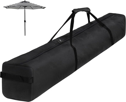 Umbrella Storage Bag 67 Inch Umbrella Carry Bag Beach Umbrella Storage Bag Oversized Patio Hammock and Steel Stand Storage Bag,Black...