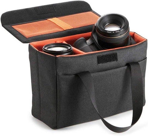 BAIGIO Camera Insert Bag Inner Case High-Capacity Shockproof and Waterproof DSLR SLR Camera Small Inner Bag Foldable Protective Bag Inner Camera O...