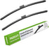 PARRATI® 24 Inch & 20 inch of High Performance Premium All-Season Automotive Replacement Front Windshield Wiper Blades for Audi A4 A5 A7 Volvo S90...