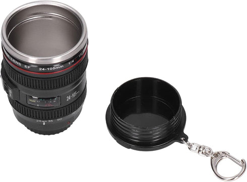 Camera Lens Cup, Lens Coffee Mug Stainless Steel for Living Room for Office for Bedroom...