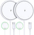 Magnetic Wireless Charger iPhone 15W Mag Safe Charger 2 Pack Wireless Charging Pad with Sleep-Friendly LED Light for iPhone 15 14 13 12 Pro Max Pl...