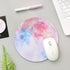 HaloVa Mouse Pad, Anti Slip Planet Mouse Mat for Desktops, Computer, PC and laptops, Customized Round Mouse Pad for Office and Home, Moon...