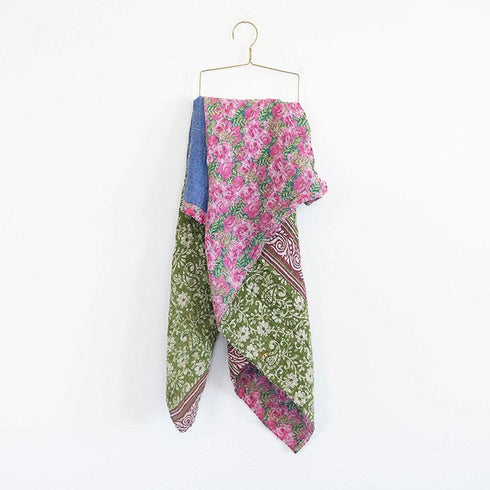 Kantha Baby Blanket - 50X60, Multi Color, Baby Size 50X60 (127X152 CM), RCKQB0103...