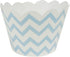 AllyDrew Standard Size Chevron Cupcake Wrappers (Set of 20), Blue...