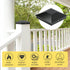 4×4 Fence Post Caps(Actual 3.5" x 3.5"), 12 Pack Outdoor Decorative Deck Post Caps Cover with 24 Screws and Easy Installation Post Caps, Protect W...
