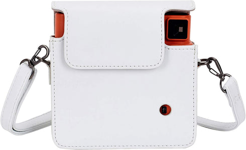 Phetium Protective Case for Fujifilm Instax Square SQ1 Instant Film Camera, Soft PU Leather Bag with Adjustable Shoulder Strap (White)...