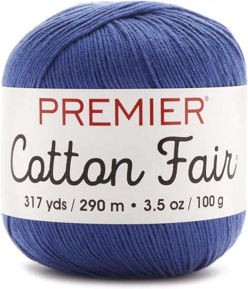 Premier Yarns 27-18 Premier Cotton Fair Yarn, Blue Iris......