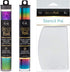 Double Rainbow Set - Rainbow Shattered Glass and Rainbow Specialty Transfer Sheets with Stencil Pals...
