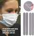 50Pcs Nose Bridge Strips Pad Anti-Fog Cushion Protection Stripe Self-Adhesive DIY Crafting (Black Latex- 100pcs)...