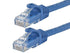 Monoprice Cat6 20ft Blue Patch Cable UTP 24AWG 550MHz Pure Bare Copper Snagless RJ45 Flexboot Series Ethernet Cable- Pack of 1...
