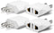Unidapt US Plug Adapter, European to USA Travel Plug Adapter, Europe to America, Mexico, Japan, Canada Power Outlet Adapters Wall Plugs, Type A 4-...