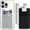 3pcs Phone Card Holder,Phone Pocket,Stick on Phone Wallet, Fits Every Smartphones,Strong Stickiness,Card Holder for Back of Phone,Cell Phone Walle...
