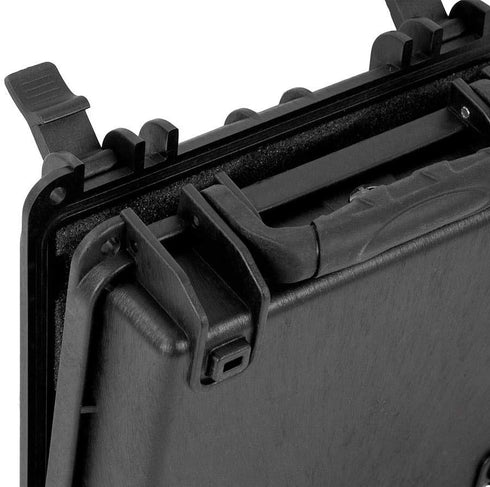 Monoprice Weatherproof Hard Case - With Customizable Foam, 7 x 6 x 2 Inch, Black - Pure Outdoor Collection...
