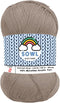 Acrylic Yarns | Silky Touch | Beige | 100% Microfiber Acrylic Yarn 1 Ball Skeins 3.5 oz 100 Gram 380 Yards | Fingering Weight Yarn for Knitting & ...