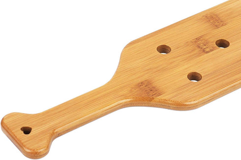BATTIFE 12inch Bamboo Paddle - Lightweight Durability Smooth Wooden Paddle with Airflow Holes Unfinished Wooden Paddle...