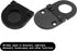 2 Pack Recessed Pull Ring Handles Black Hidden Recessed Type Drawer Mount Handle Deck Cabinet Flush Ring Sliding Door Pull Handle Recessed Furnitu...